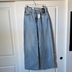 Levi's Light Blue Flare & Wide Leg Jeans